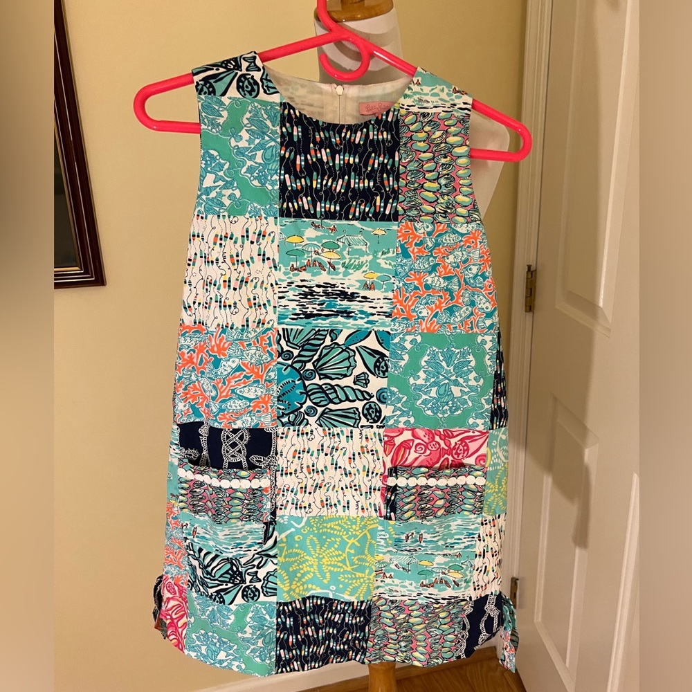 Lilly Pulitzer Patchwork Dress - Girls Size 14